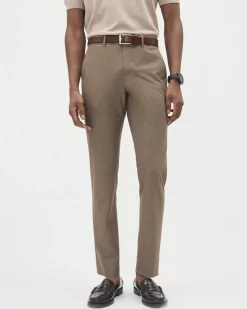 Solid Slim-Fit City Pant