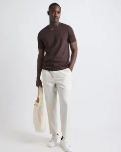 Solid Supima (R) Cotton V-Neck T-Shirt