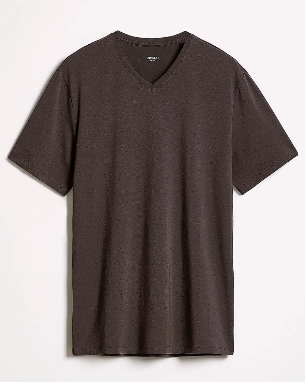 Solid Supima (R) Cotton V-Neck T-Shirt