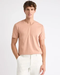 Solid Supima (R) Cotton V-Neck T-Shirt