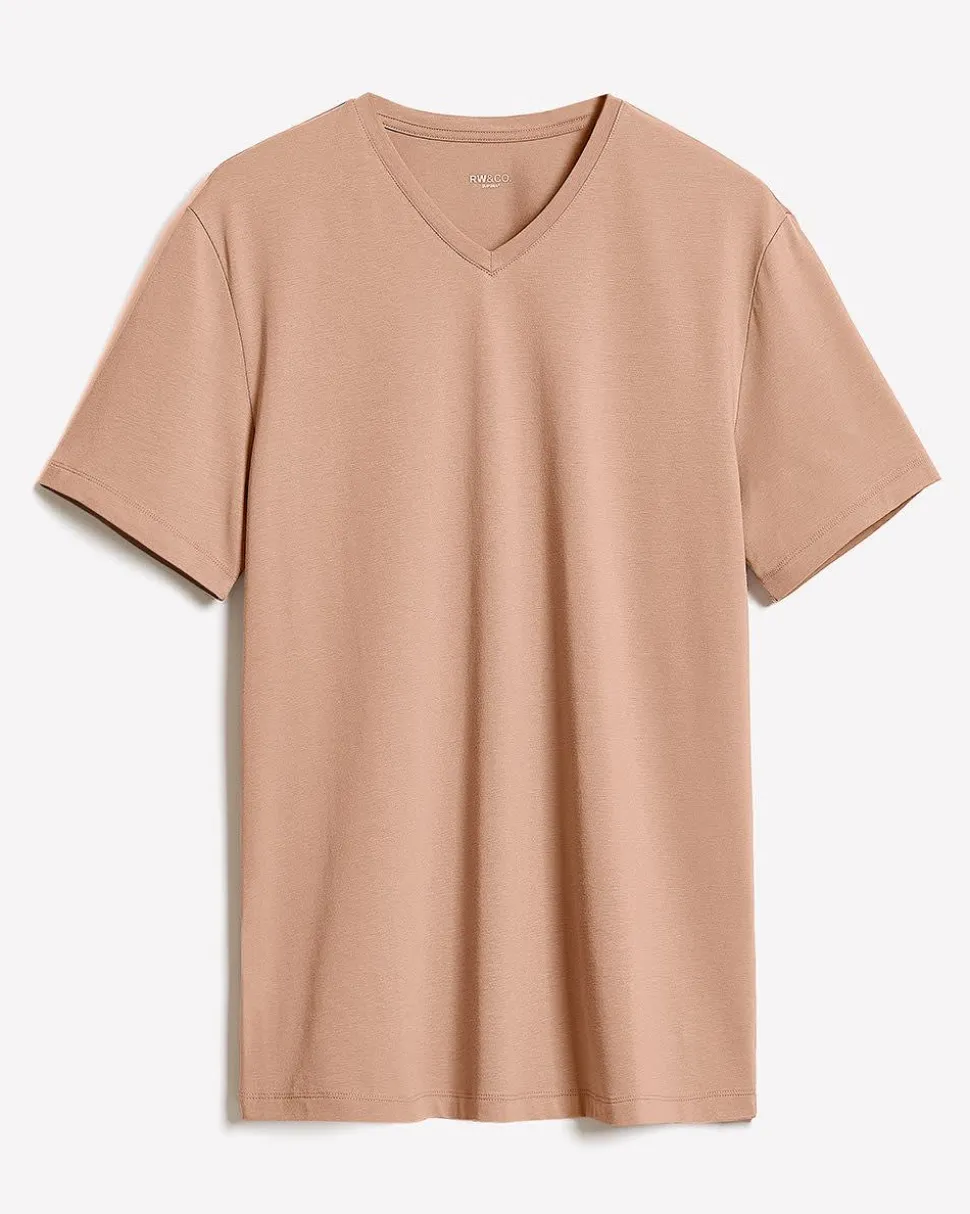 Solid Supima (R) Cotton V-Neck T-Shirt