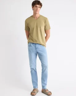 Solid Supima (R) Cotton V-Neck T-Shirt