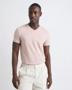 Solid Supima (R) Cotton V-Neck T-Shirt