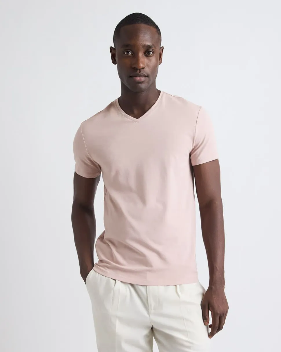 Solid Supima (R) Cotton V-Neck T-Shirt