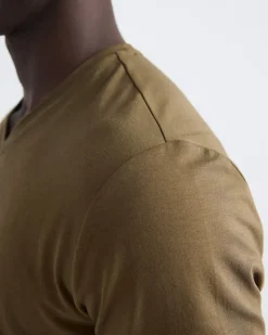 Solid Supima (R) Cotton V-Neck T-Shirt
