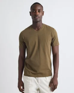 Solid Supima (R) Cotton V-Neck T-Shirt