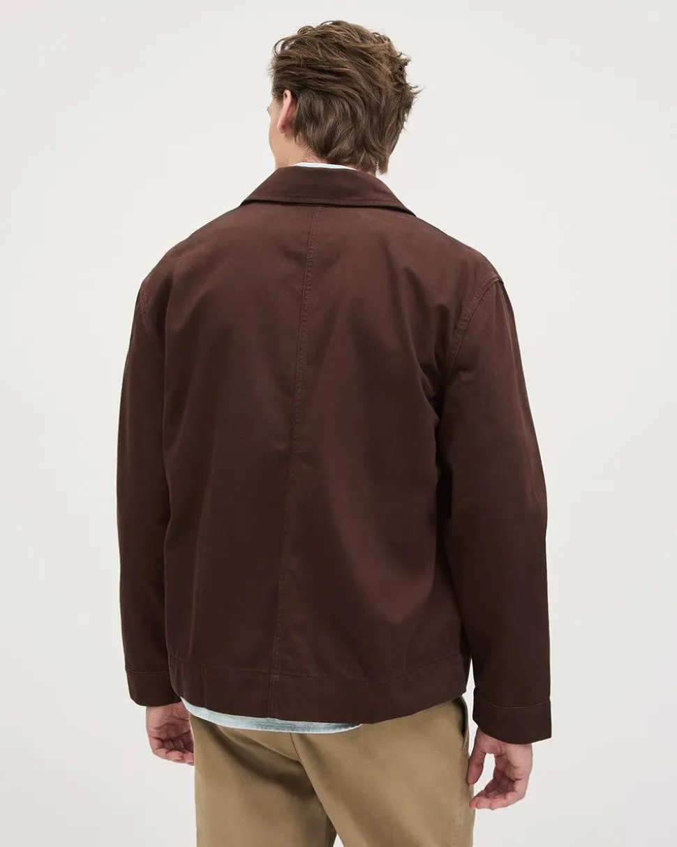 Solid Twill Overshirt