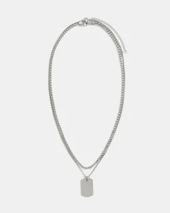Stainless Steel Double-Chain Necklace
