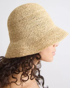 Straw Bucket Hat