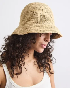 Straw Bucket Hat