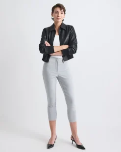 Striped Capri Legging Pant
