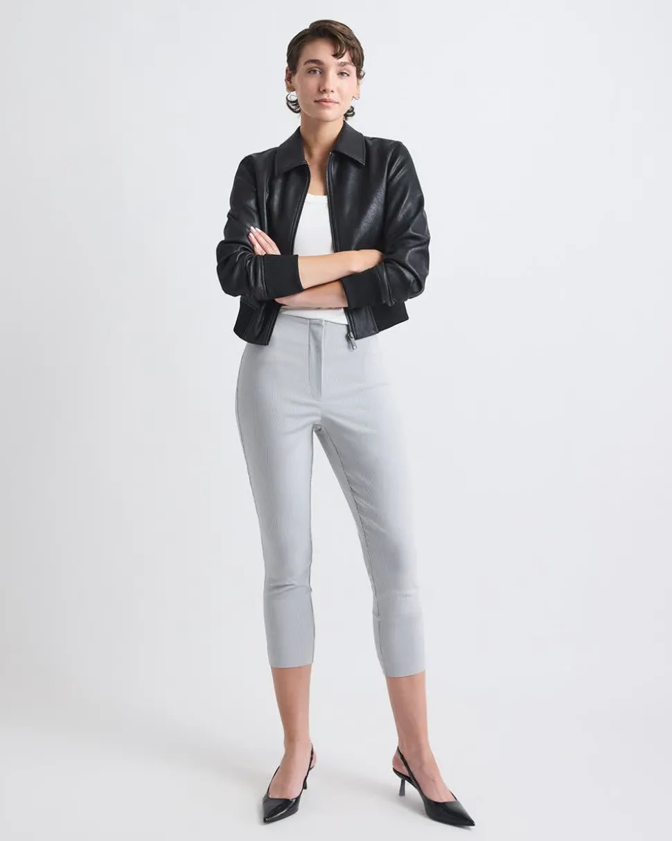 Striped Capri Legging Pant