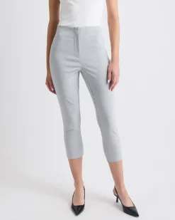Striped Capri Legging Pant