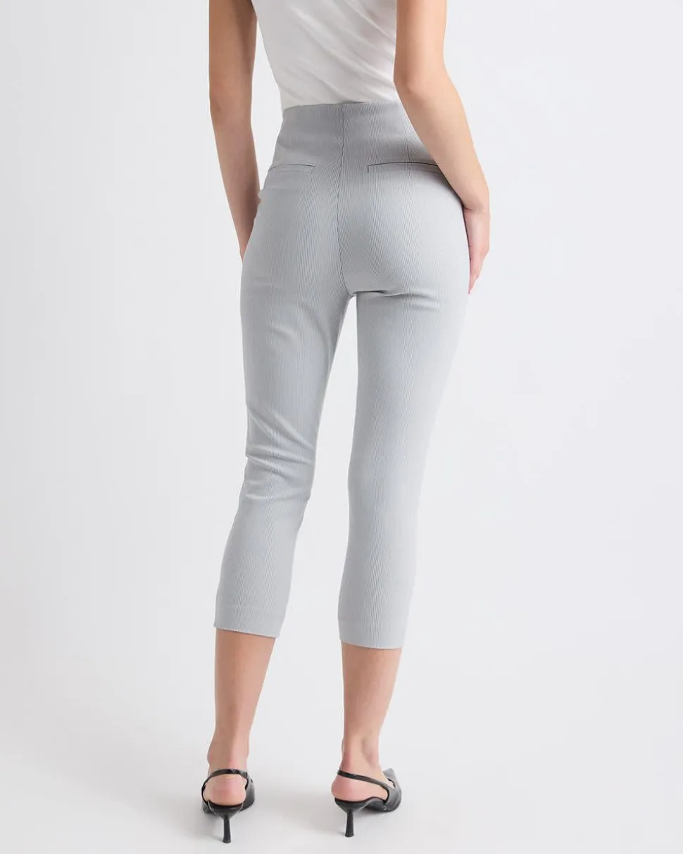 Striped Capri Legging Pant