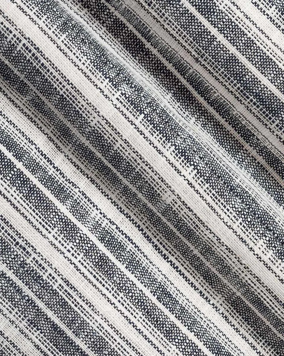 Striped Sleeveless Linen-Blend Blouse