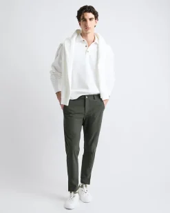 Super-Stretch Slim-Fit Leisure Pant