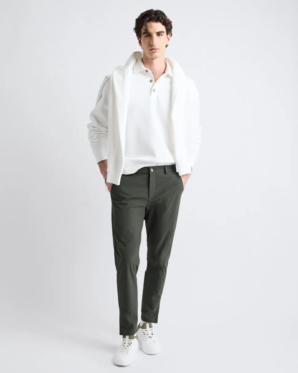 Super-Stretch Slim-Fit Leisure Pant