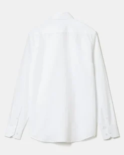 Tailored-Fit Linen Dress Shirt