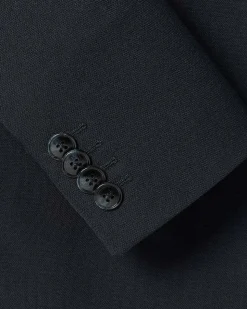 Tailored-Fit Navy Suit Blazer