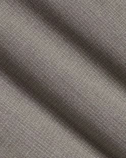 Tailored-Fit Plaid Taupe City Pant