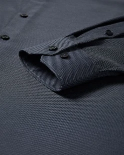 Tailored-Fit Two-Tone Dobby Dress Shirt