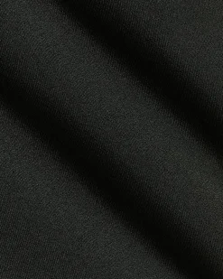 Tapered-Leg Black Suit Pant