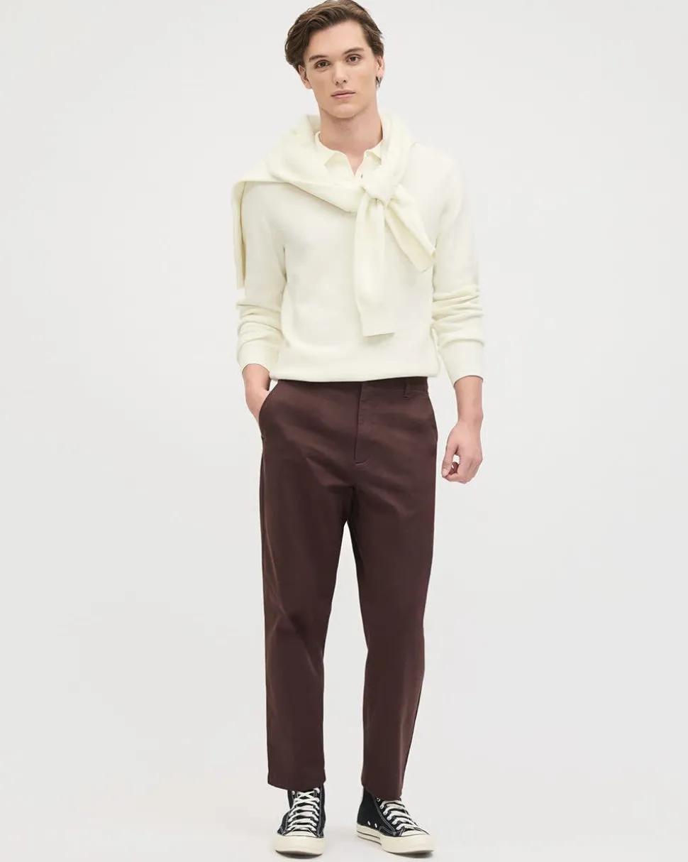 Tapered-Leg Chino Pant