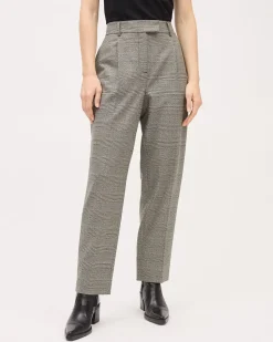 Tapered-Leg High-Rise Pant