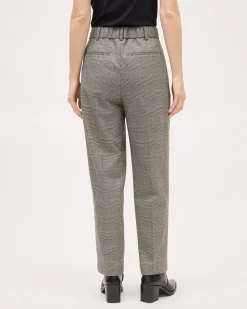 Tapered-Leg High-Rise Pant