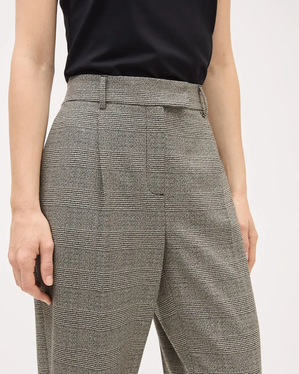 Tapered-Leg High-Rise Pant