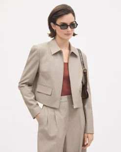 Taupe Worker Jacket