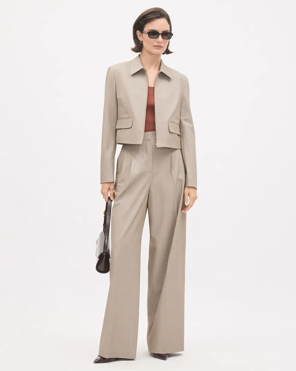 Taupe Worker Jacket