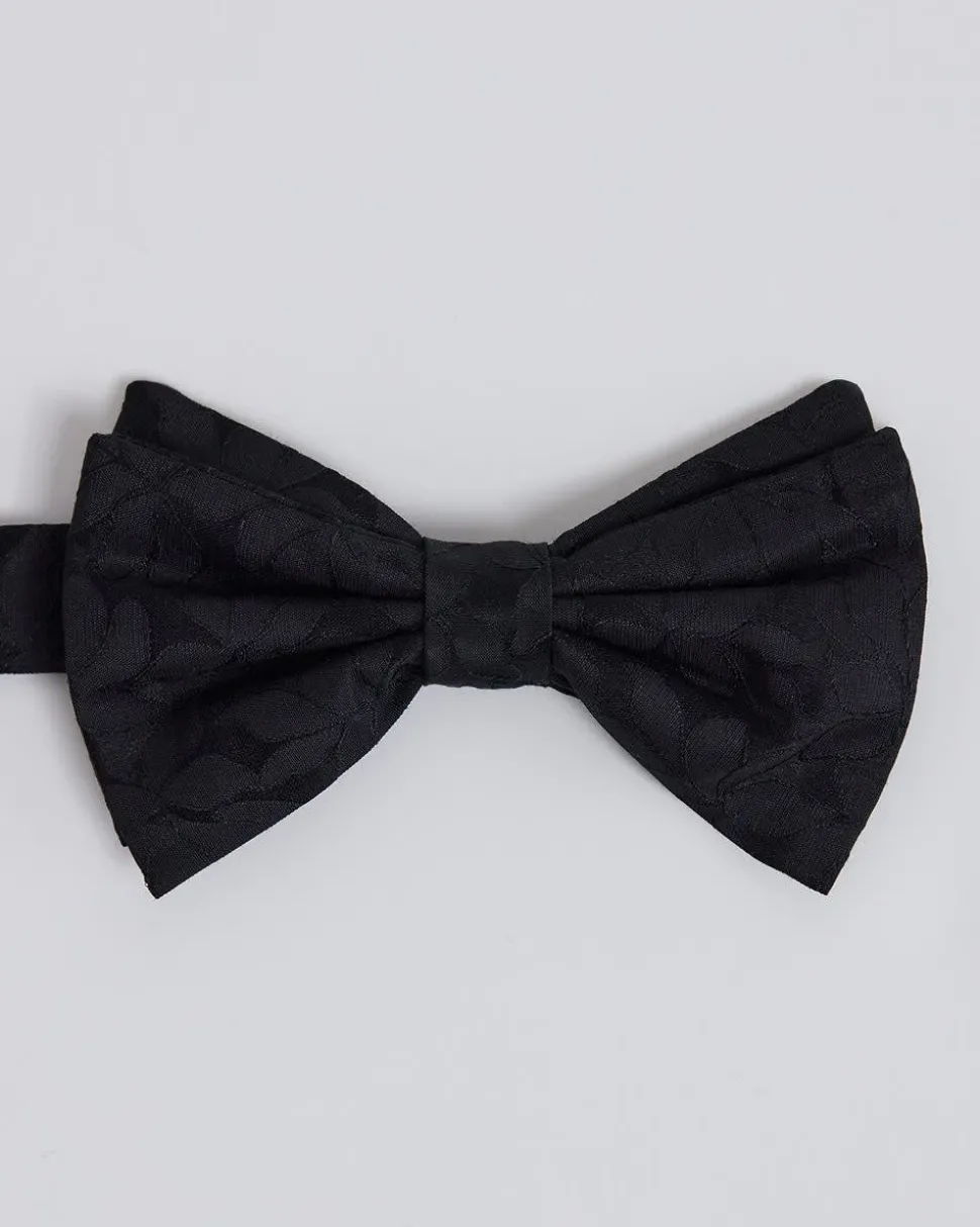 Tonal Floral Bow Tie