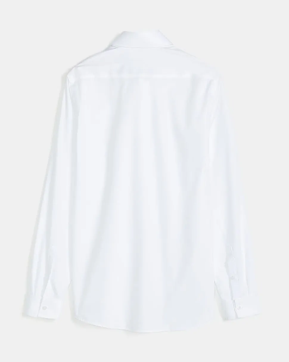 Twill Easy-care Dress Shirt with French Cuff