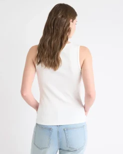 V-Neck Cami with Wide Straps