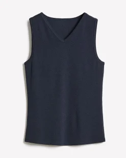 V-Neck Cami with Wide Straps