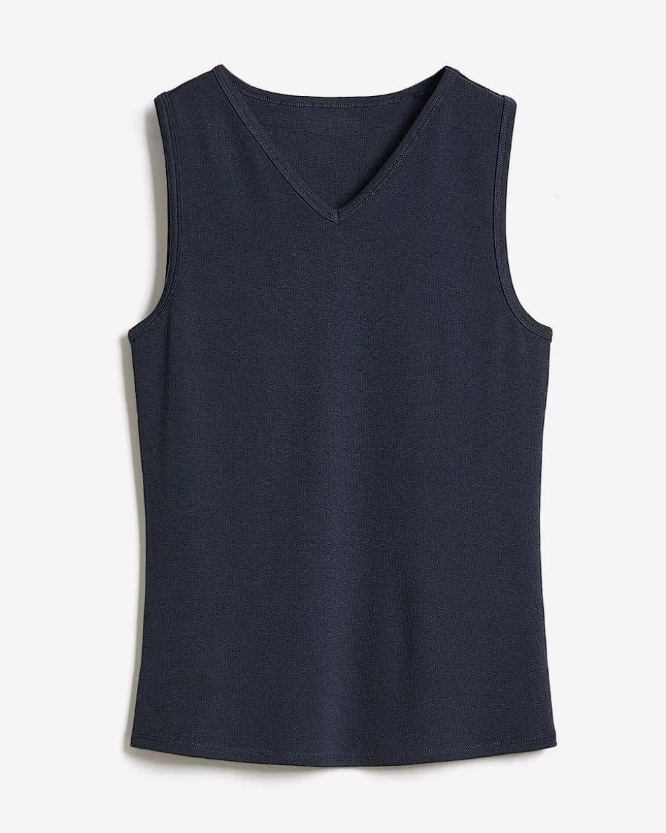 V-Neck Cami with Wide Straps