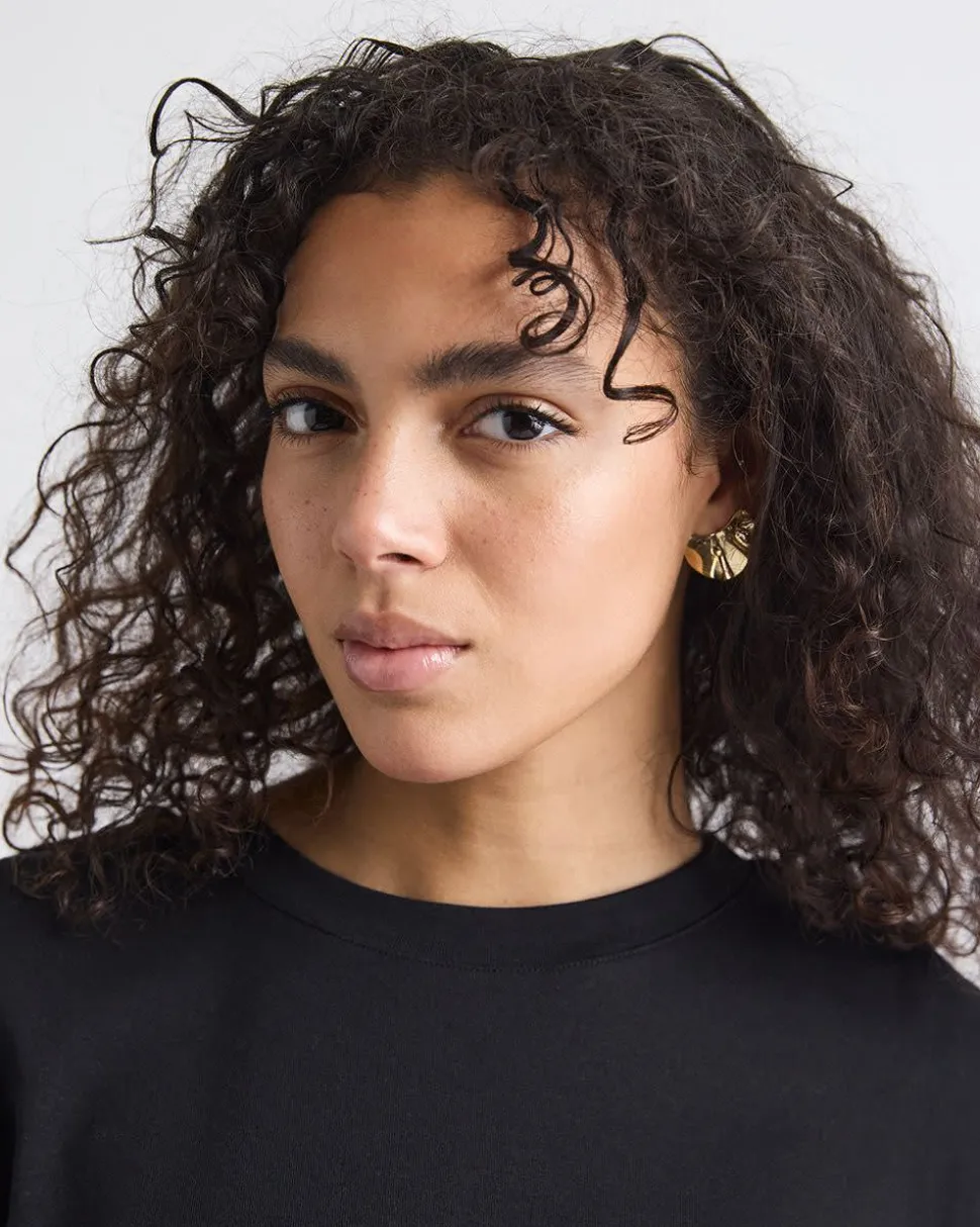 Wavy Half-Moon Earrings