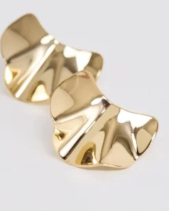 Wavy Half-Moon Earrings