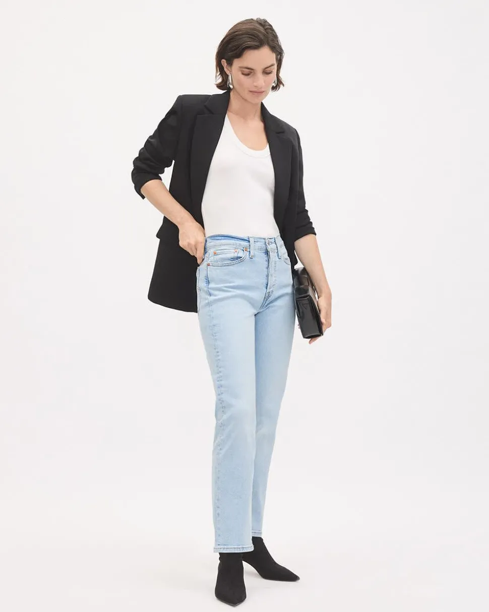 Wedgie Straight-Leg Cropped Jeans - Levi's