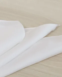 White pocket square