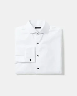 White Tuxedo Dress Shirt