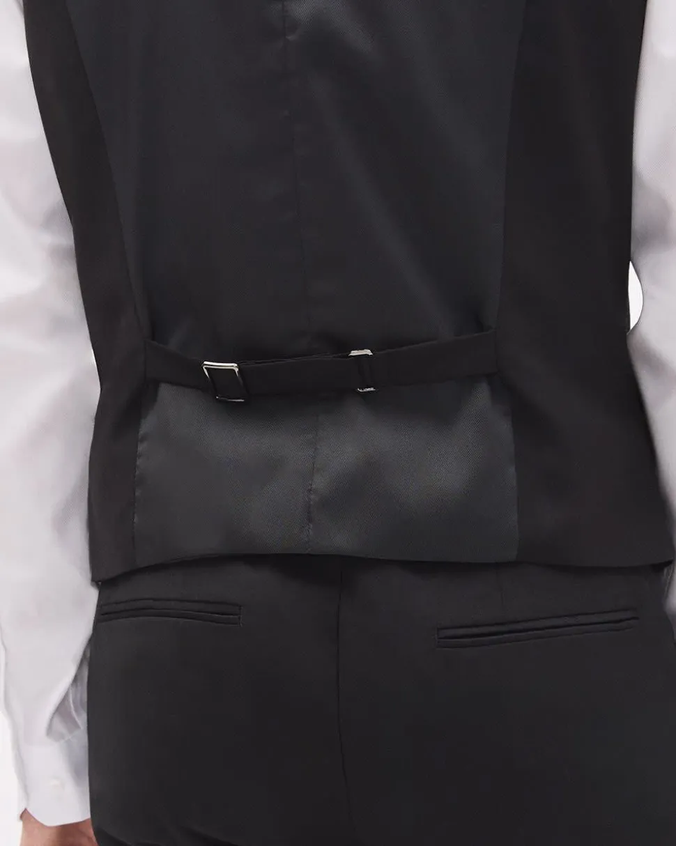 Wool-Blend Suiting Vest