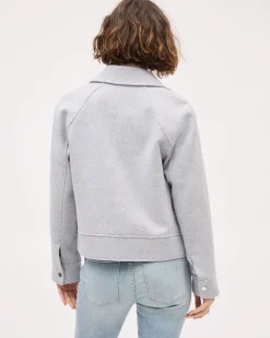 Wool-Blend Utility Jacket