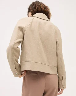 Wool-Blend Utility Jacket
