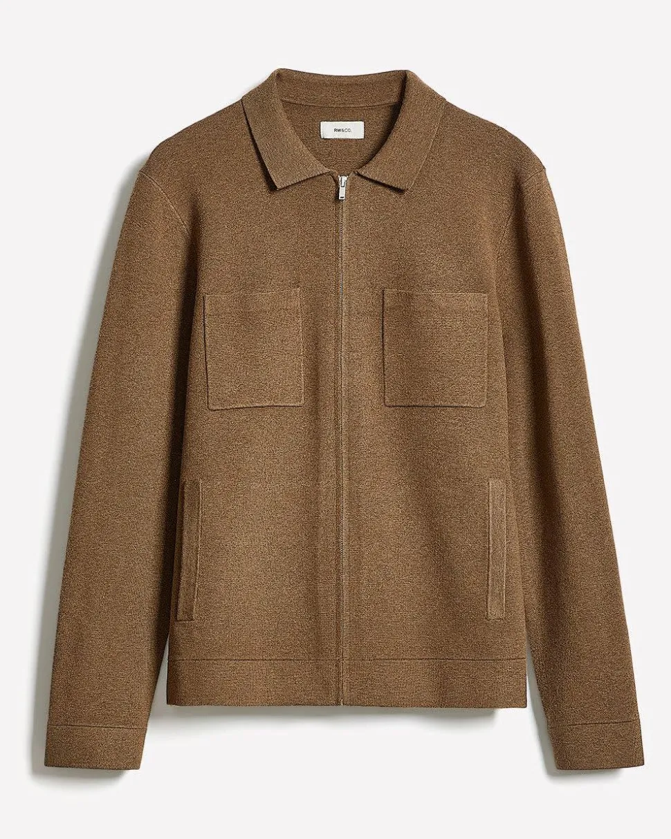 Zipped Sweater Cardigan