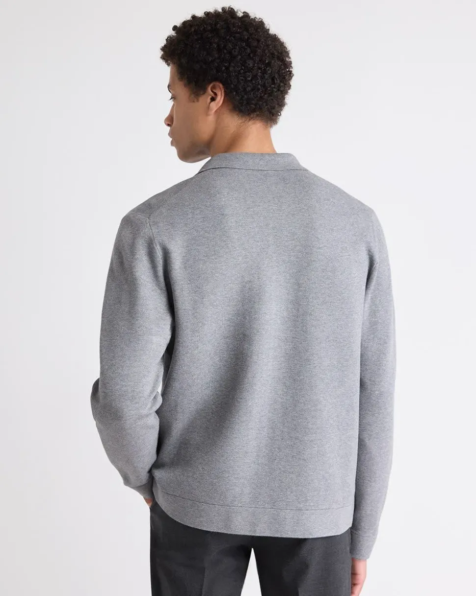 Zipped Sweater Cardigan